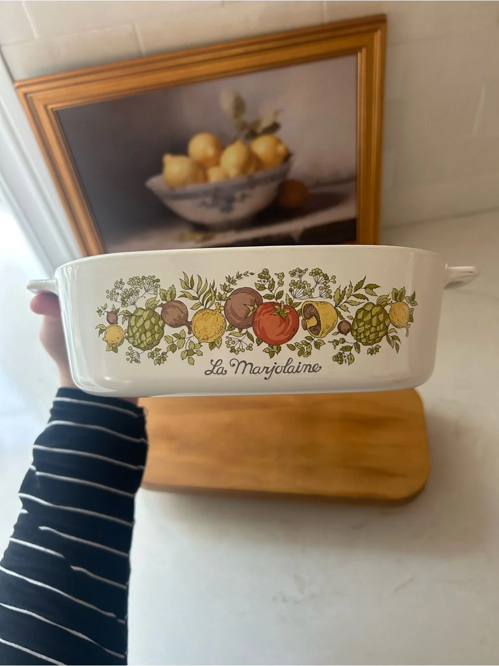 Vintage Corning Ware Spice of Life La Marjolaine A-2-B 2 Qt w/ Pyrex Lid